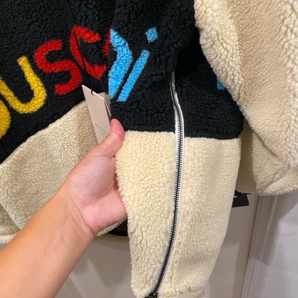 NWT Buscemi New York shearling anorak - Picture 3 of 8